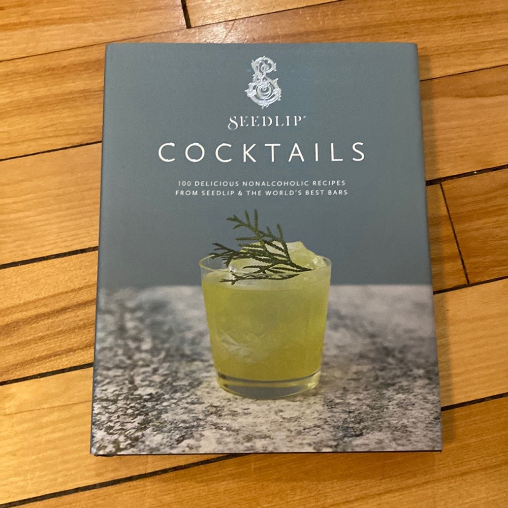 NIB Seedlip non-alcoholic cocktail recipe book